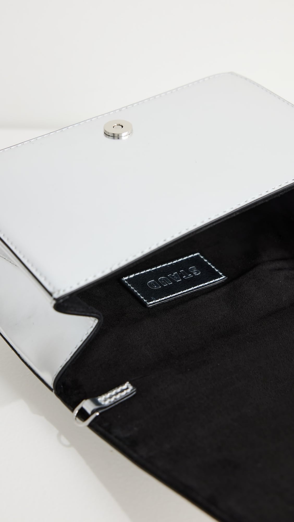 STAUD Women's Arc Evening Bag - Elegant Clutch for Parties, Weddings & Night Out | Premium Leather Crossbody Purse for Women | Perfect for Date Night & Special Occasions