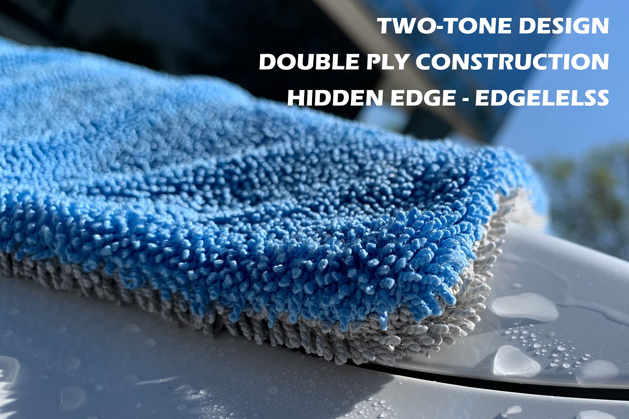 Premium Microfiber Car Drying Towel - Super Absorbent 20