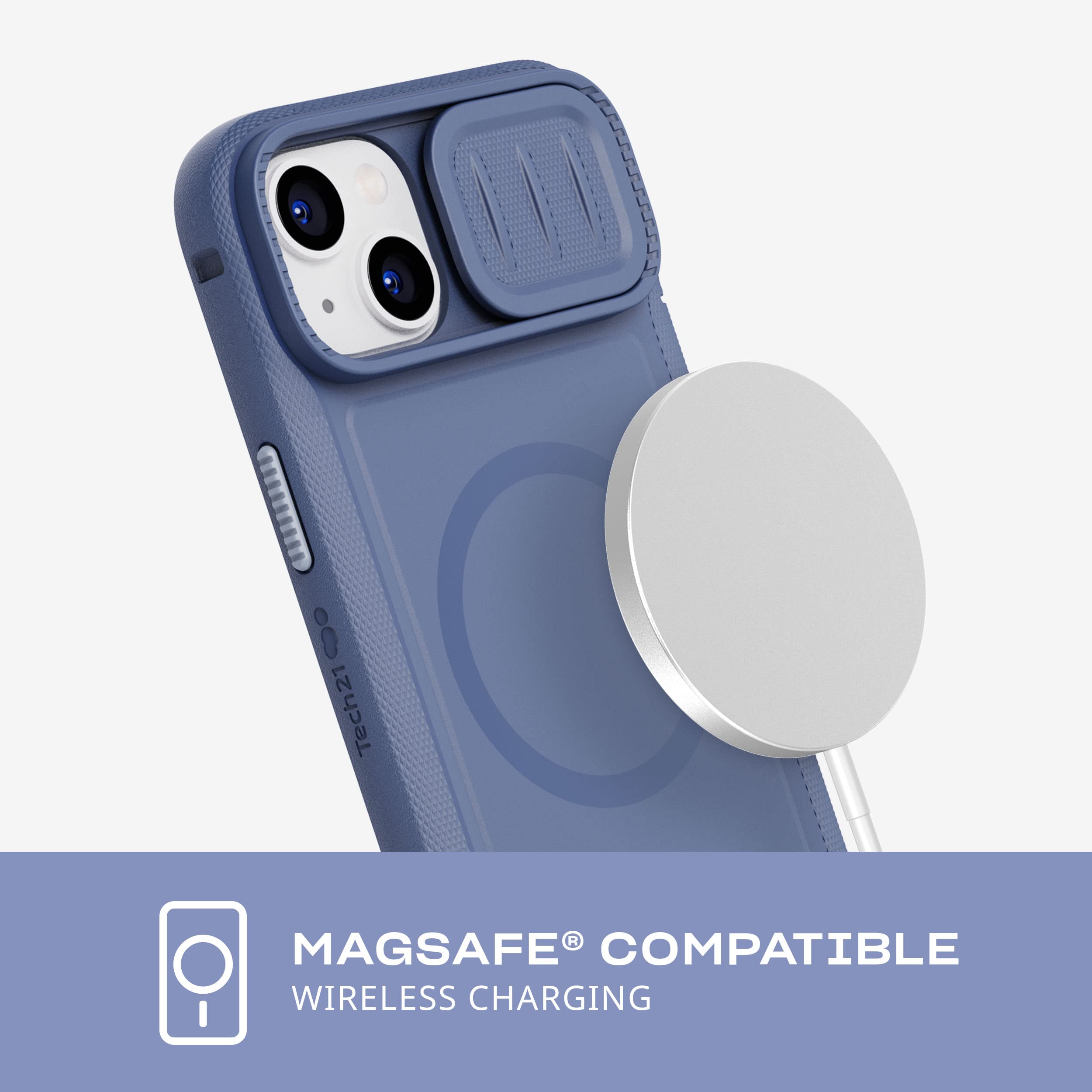 Tech21 iPhone 14 Plus Evo Max MagSafe Compatible Case - Durable Shockproof Rugged Phone Cover with Holster & 20ft Drop Protection | Perfect for Outdoor Adventures, Construction Work & Active Lifestyles