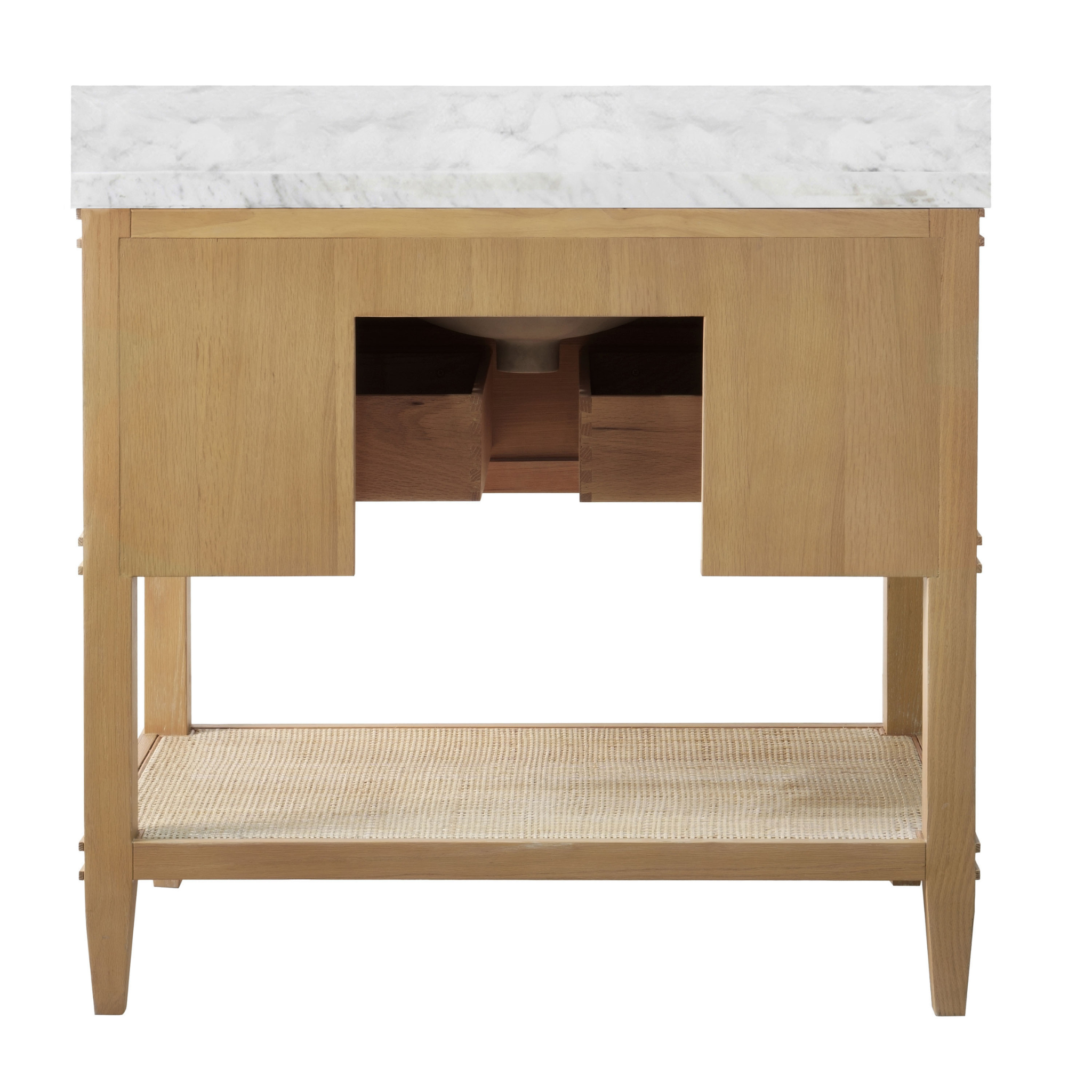 Cutler Bathroom Vanity Cabinet with Sink - Modern Bathroom Storage for Towels & Toiletries - Perfect for Small Bathrooms & Powder Rooms