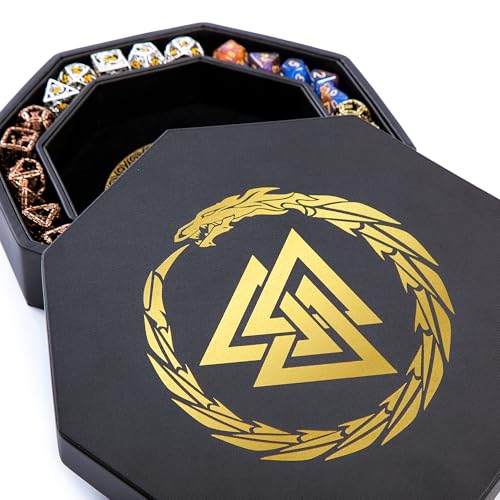 Gold Valknut Dragon