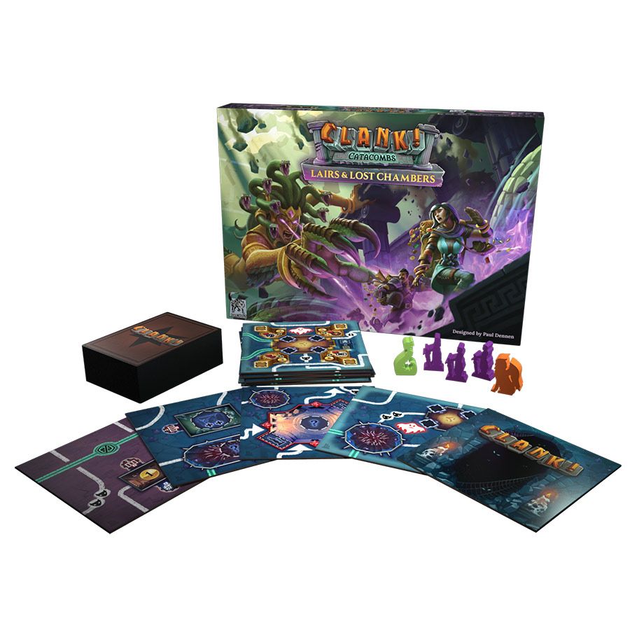 Clank! Catacombs Board Game - Lairs and Lost Chambers Expansion for Adventure Strategy Game | Perfect for Family Game Nights & Tabletop Gaming Enthusiasts