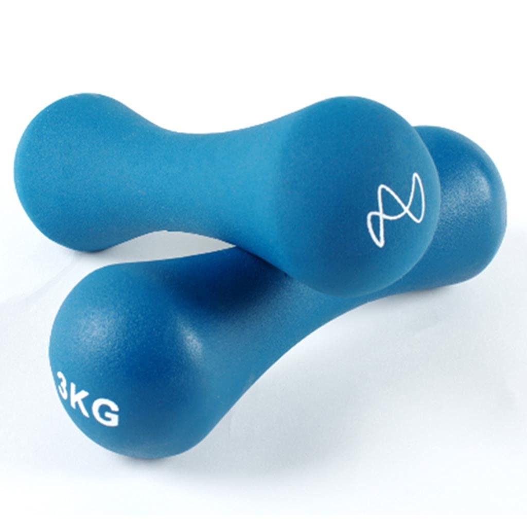 Neoprene Dumbbells 2x2kg Set - Lightweight Home Gym Dumbbells for Arm & Hand Exercises - Perfect for Strength Training, Yoga, Pilates & Fitness Workouts at Home or Studio