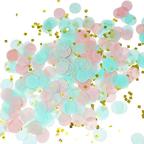 Pink, Mint, Gold Mylar Flakes