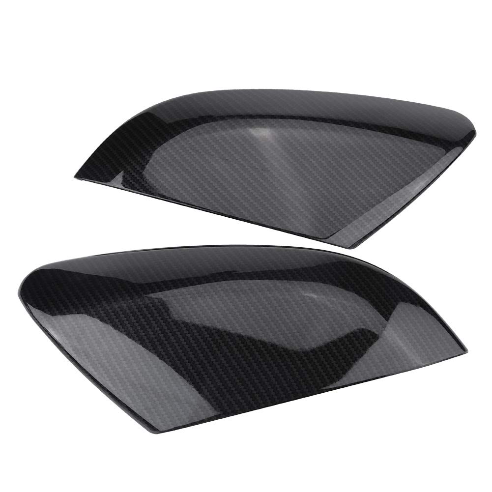 Carbon Fiber Rearview Mirror Covers for Sedan & Coupe (2016-2019) - 1 Pair, Stylish & Durable Car Accessories for Enhanced Vehicle Protection & Aesthetics