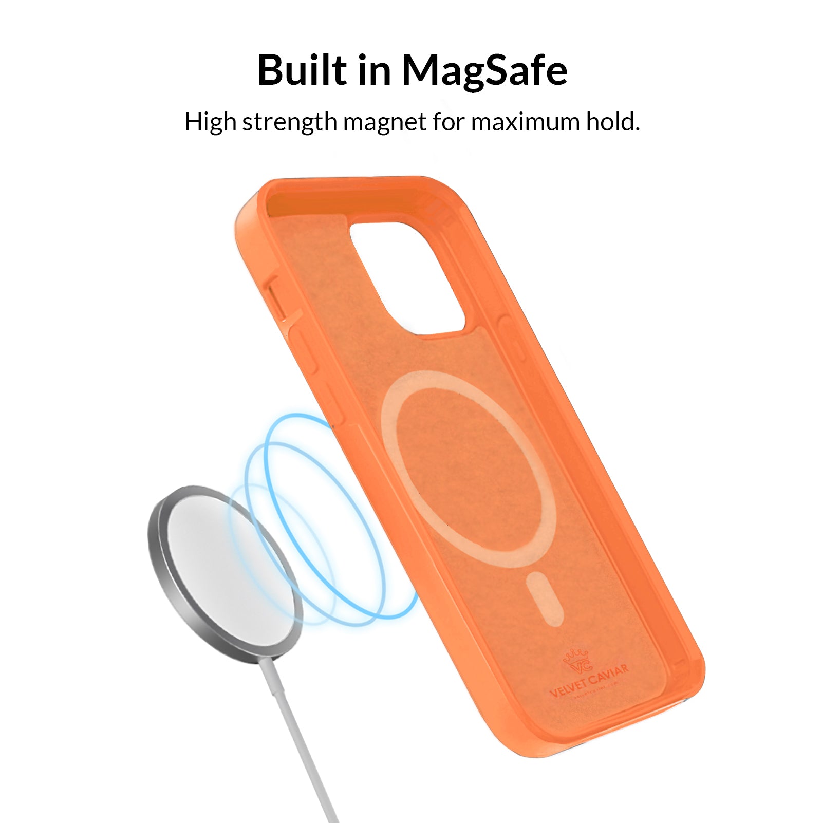 Bright Orange Silicone iPhone Case - Shockproof & Anti-Slip Protective Cover for iPhone [Model] | Perfect for Outdoor Activities, Gym & Daily Use