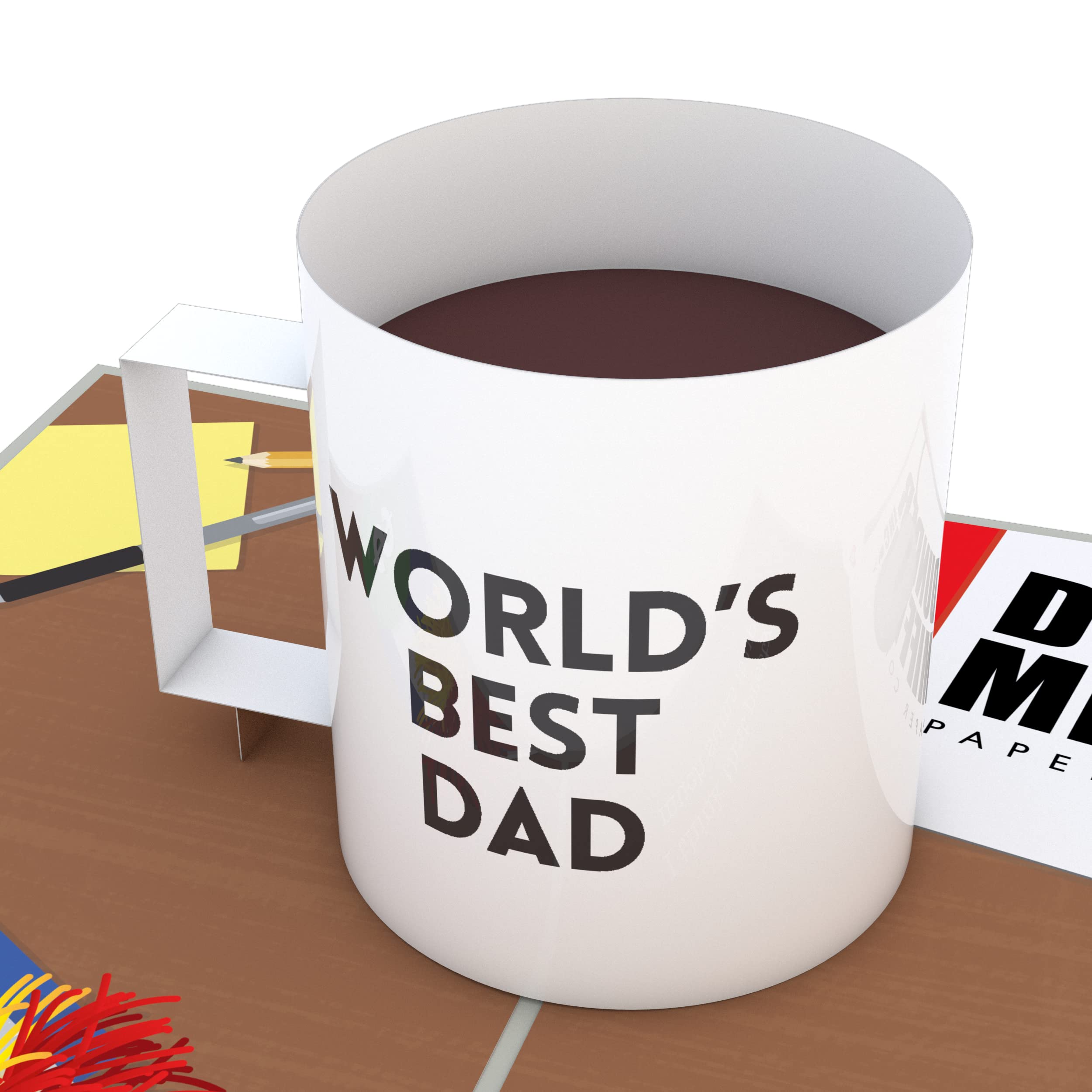 Lovepop 3D The Office Pop-Up Greeting Card - Happy Father's Day Card for Dad - World's Best Dad Gift - 5