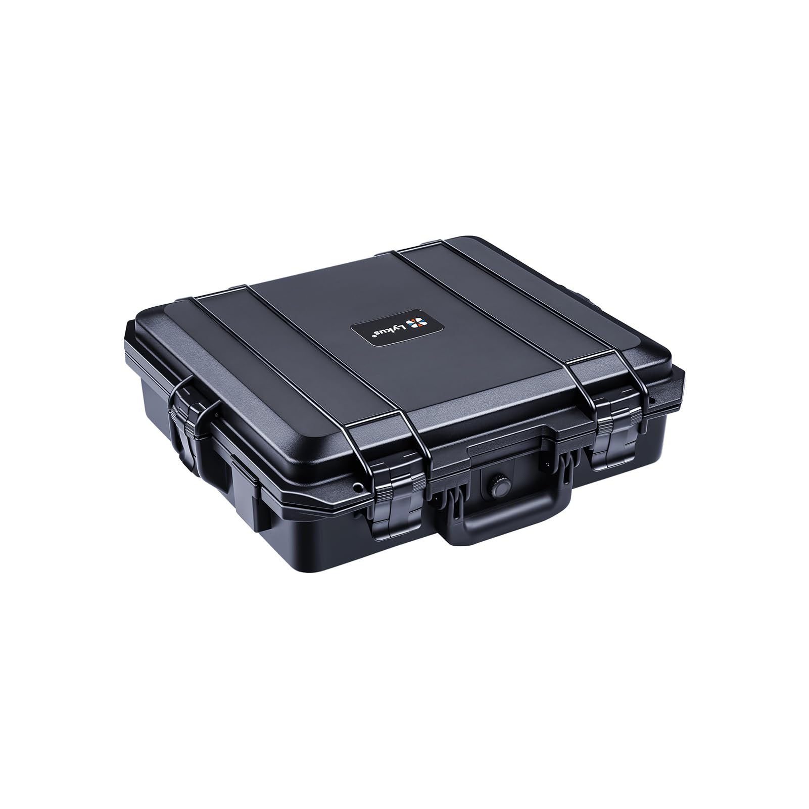 Lykus HC-4110 Waterproof Hard Protective Case with Customizable Foam Insert - 41x36x13cm Interior for 16