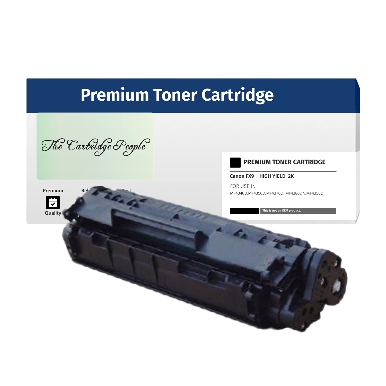 ECOPLUS Remanufactured Black Toner Cartridge Replacement for Canon FX9 - High Yield 2000 Pages | Ideal for Home Office Printing & Small Business Documents