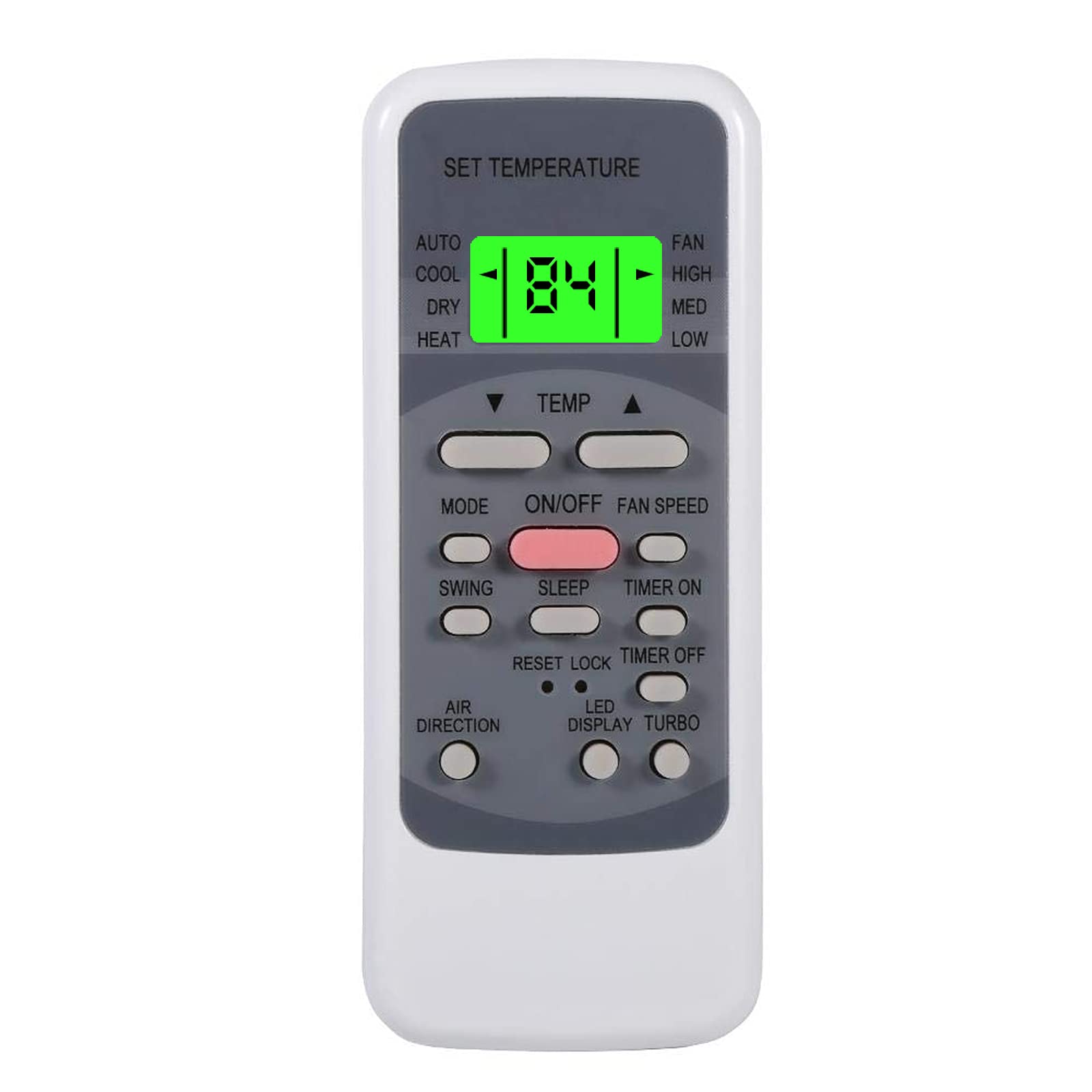 Universal MIDEA AC Remote Control Replacement R06/BGE & R06/BGCE - Compatible with MIDEA Air Conditioners - Perfect for Home, Office, and Bedroom Cooling