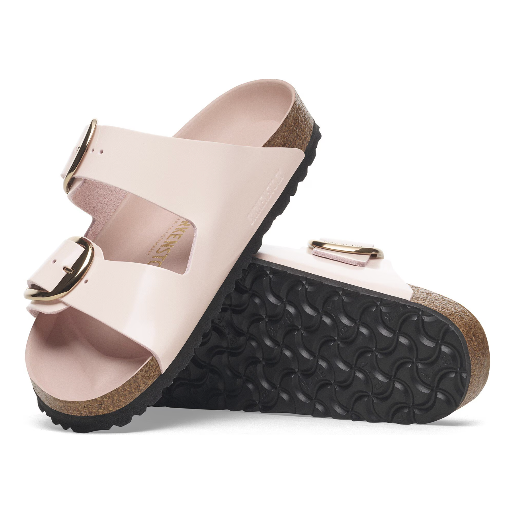 Birkenstock Arizona Big Buckle Sandals - Genuine Natural Leather Patent - Comfortable Unisex Footwear for Walking, Travel & Everyday Wear