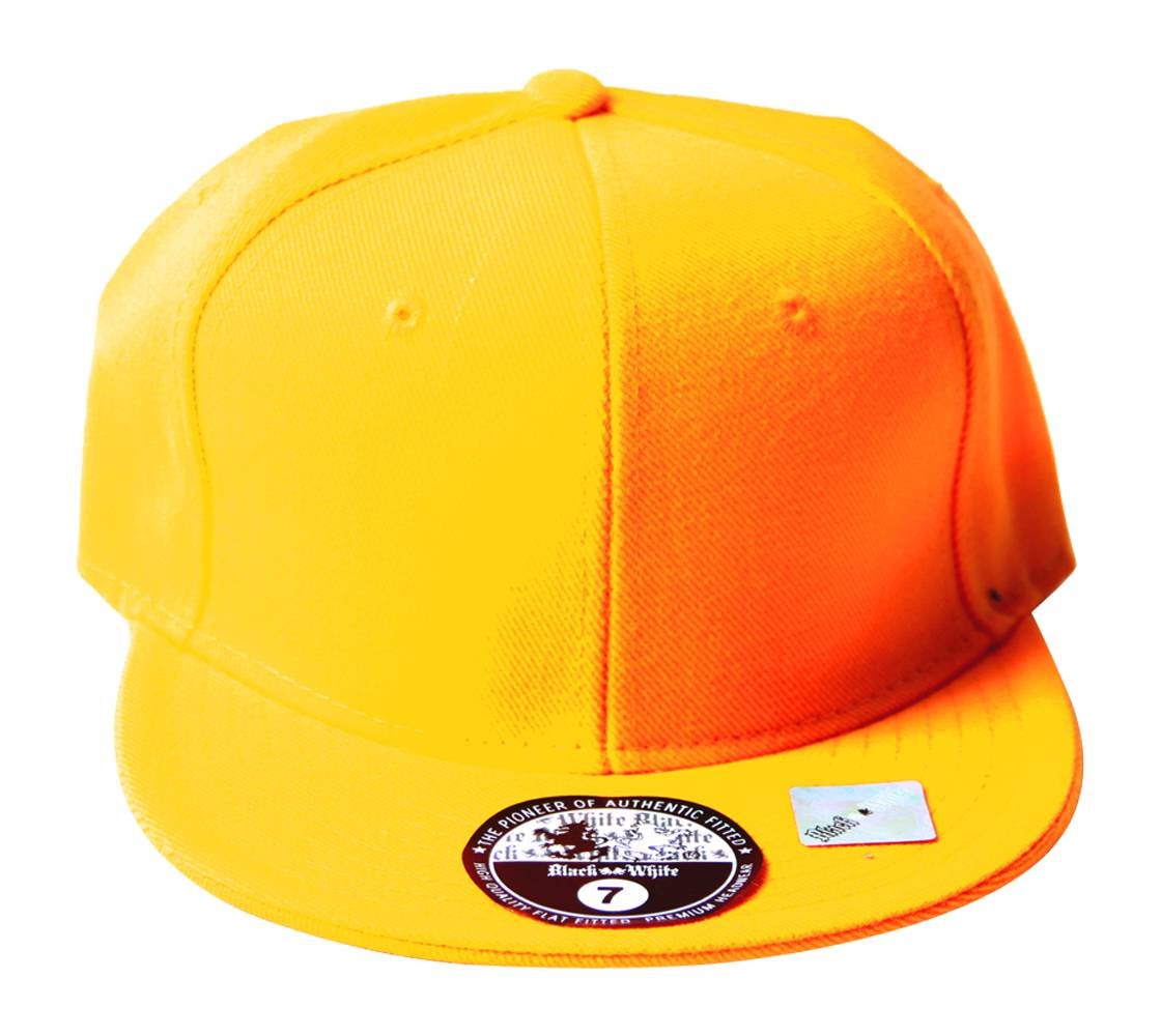 Black & White Mustard Hat - Acrylic Plain Style for Outdoor Fashion