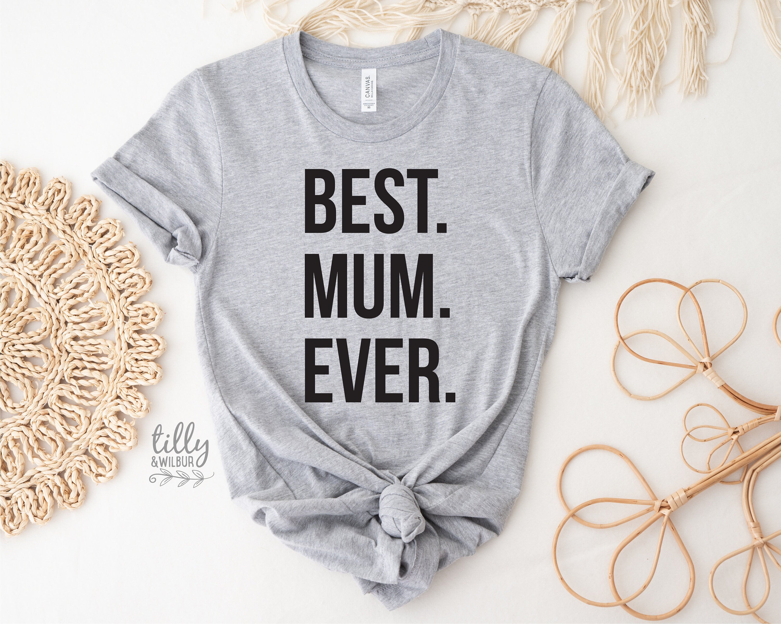 Best Mom Ever T-Shirt - Funny & Cute Graphic Tee for Women - Perfect Gift for Mother's Day, Birthday & Family Events