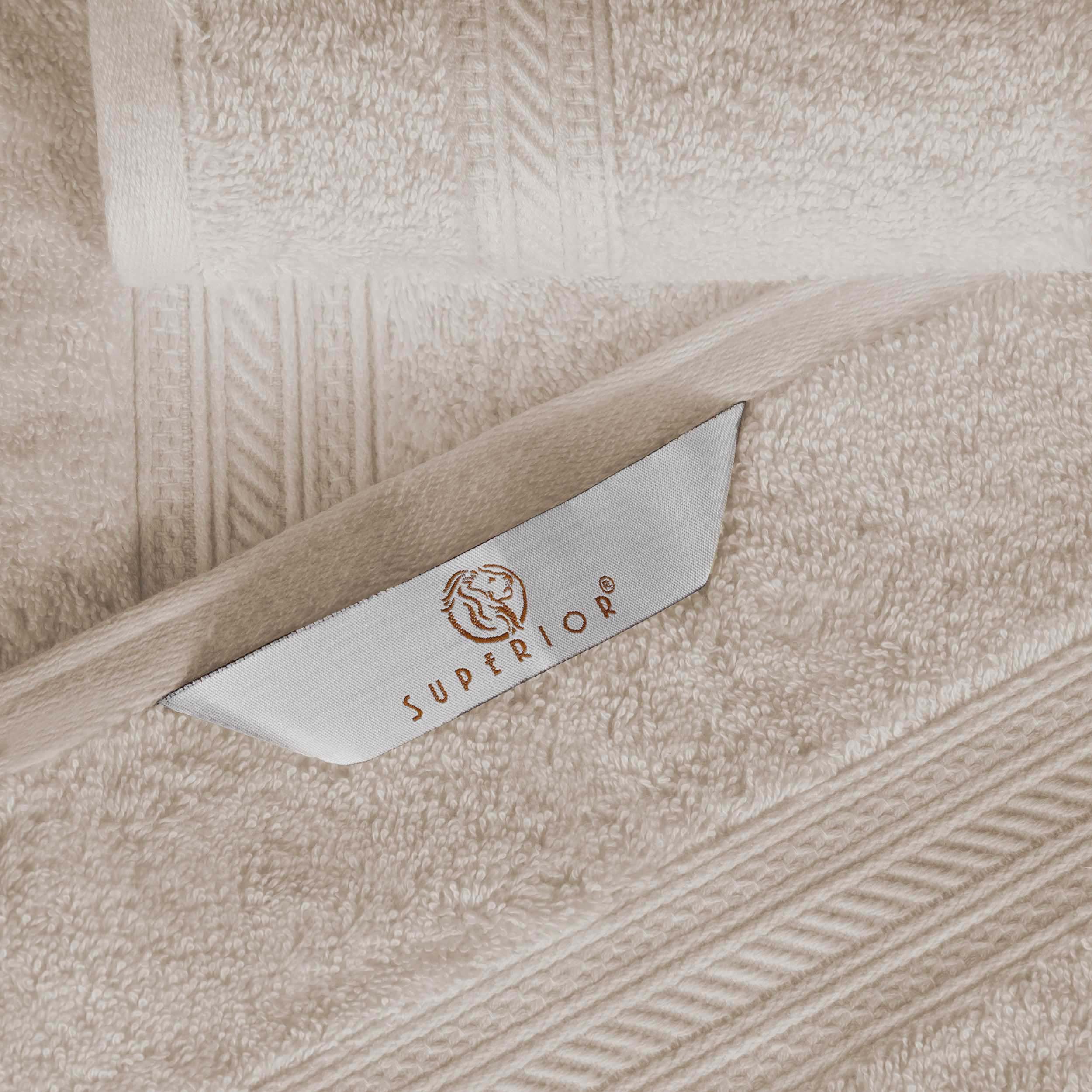 Premium Atlas Cotton Plush Heavyweight Luxury Face Towels & Washcloths - 12-Piece Set for Spa, Bathroom, and Gentle Skincare Routine