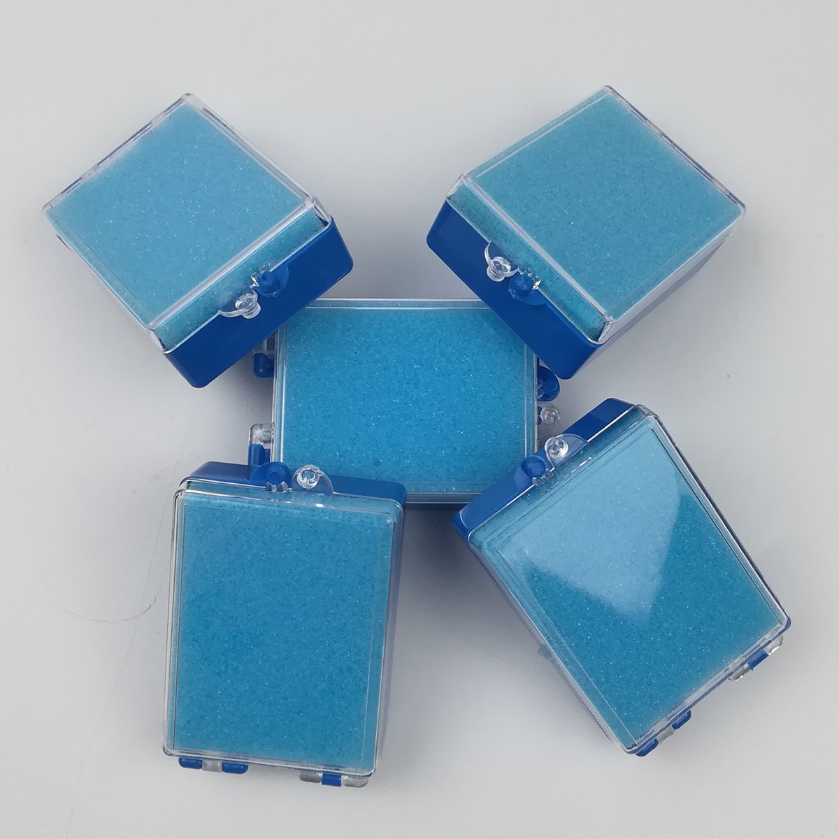 100 Pcs Dental Plastic Tooth Storage Boxes with Foam Inserts - Organize Dental Crowns, Bridges & Dentures - Perfect for Dental Labs, Clinics & Home Use