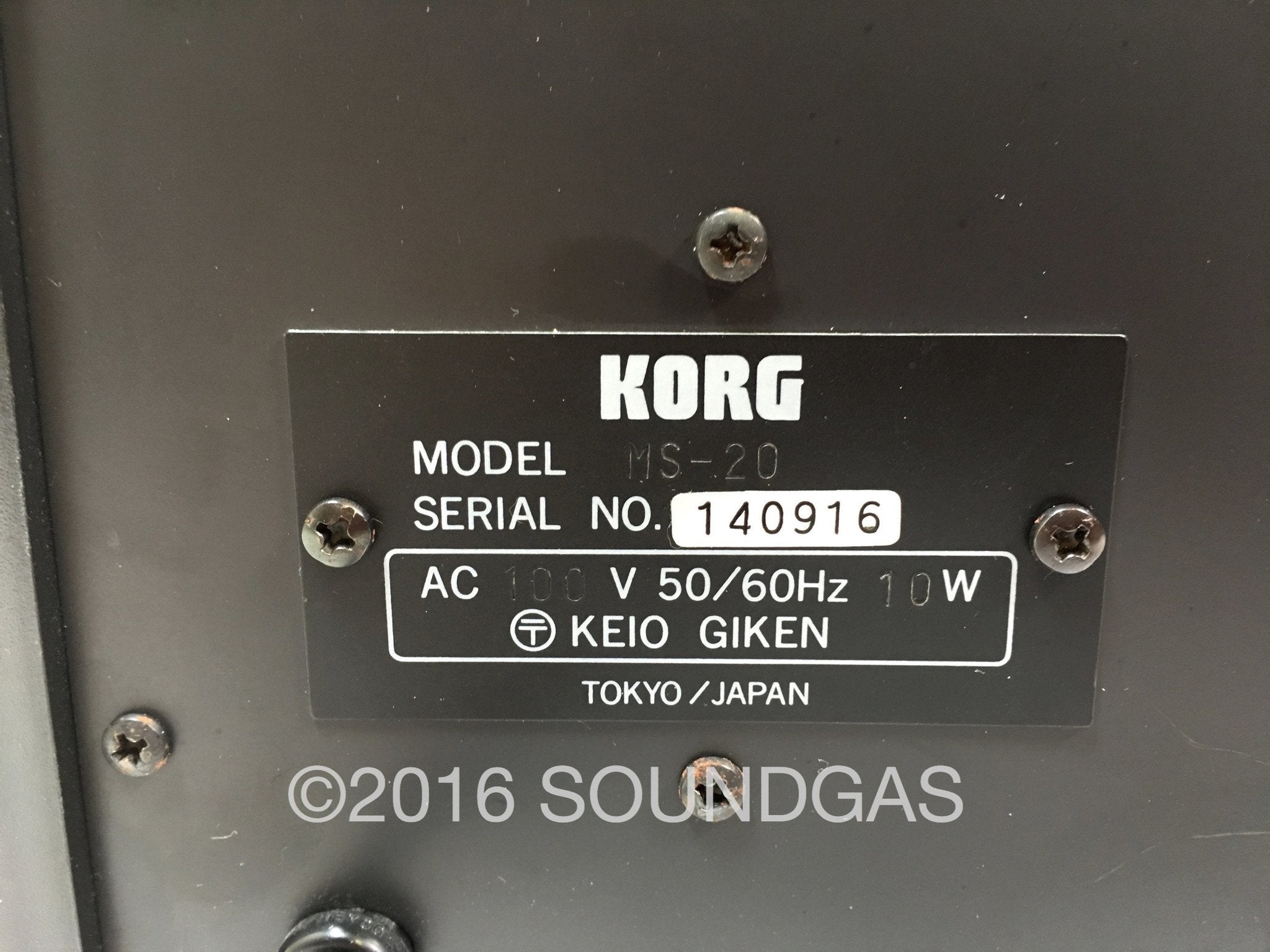 KORG MS-20 Mark 1 Analog Synthesizer with Original Hard Case - Perfect for Music Production, Live Performances & Studio Recording