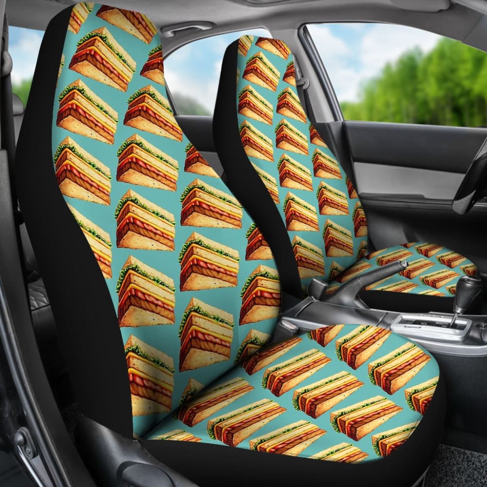 Premium Sandwich Car Seat Covers - Universal Fit for Cars, Trucks & SUVs - Waterproof & Anti-Slip Protection - Perfect for Road Trips, Daily Commutes & Pet Protection