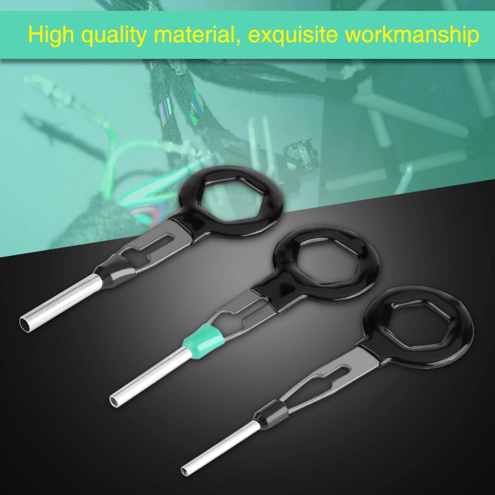 11Pcs Car Wire Harness Terminal Release Tool Set - Plug Extraction Pick, Connector Crimp Pin Back Needle & Removal Key for Automotive Electrical Repairs | Ideal for Mechanics, DIY Car Enthusiasts & Wiring Projects