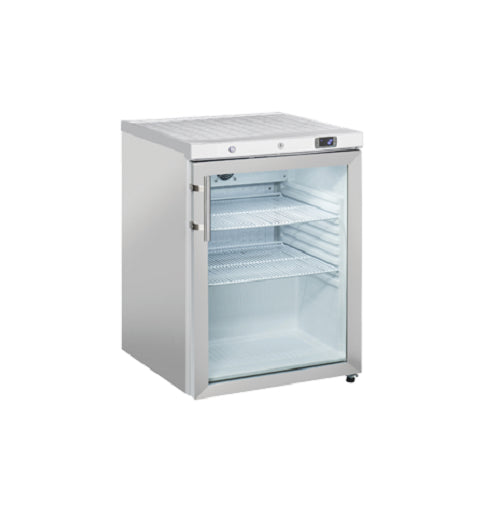 Anvil 170L Undercounter Refrigerator with Glass Door - FBCG2202 - Compact Fridge for Kitchen, Bar, Office, or Commercial Use