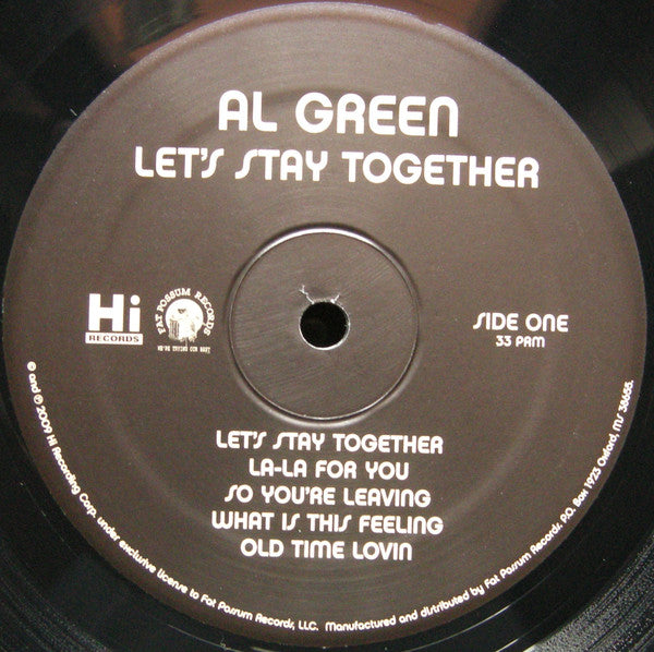 Al Green - Let's Stay Together Vinyl LP Album (Near Mint NM/M) - Classic Soul Music for Home Listening & Collectors