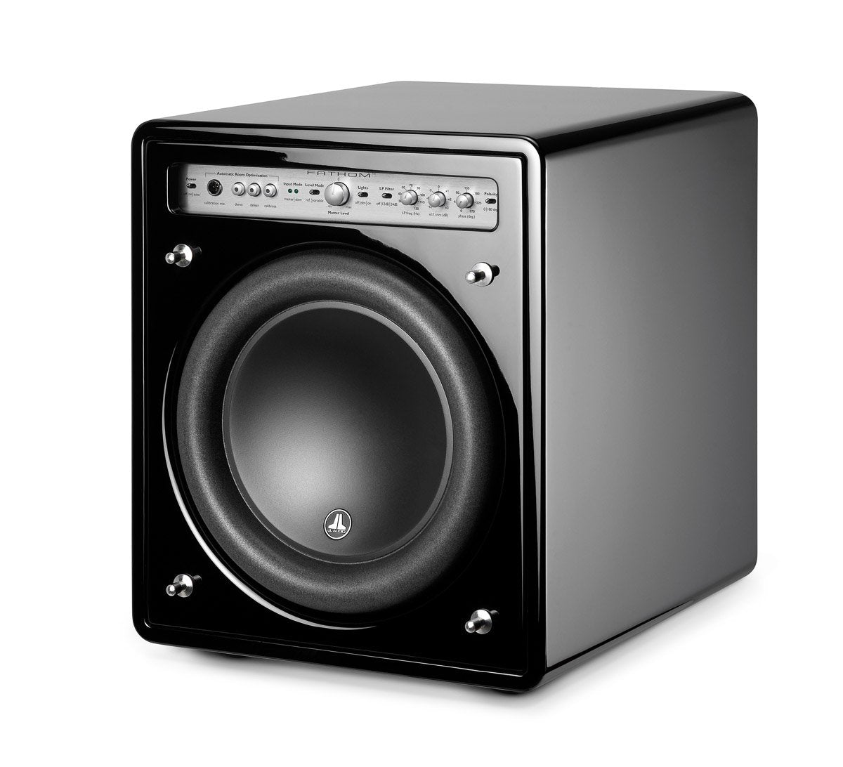 JL Audio Fathom F110V2 10-Inch Powered Subwoofer - High Performance Home Theater & Car Audio Bass System - Black Gloss Finish for Premium Sound Experience