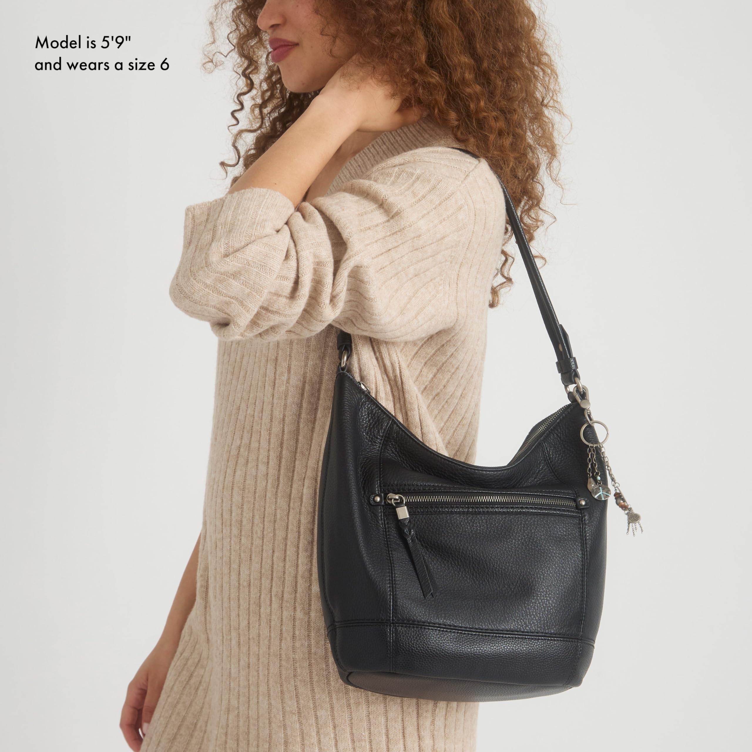 The Sak Sequoia Hobo Bag - Premium Large Leather Women's Handbag for Everyday Use & Travel - Durable Purse with Zipper Pocket - Perfect for Work, Shopping, and Weekend Getaways