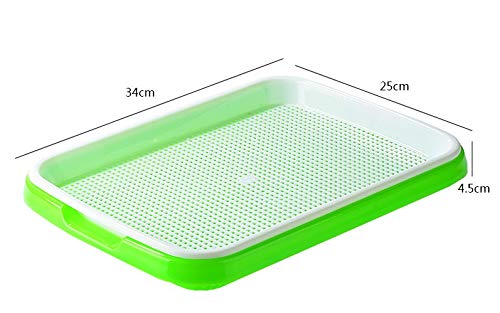 Organic BPA-Free Hydroponic Seed Sprouter Kit - 2 Pack Double Tier Grow Trays with Spray Bottle & 20 Grow Papers for Microgreens, Wheatgrass & Seed Germination - Perfect for Indoor Gardening, Healthy Eating & Urban Farming