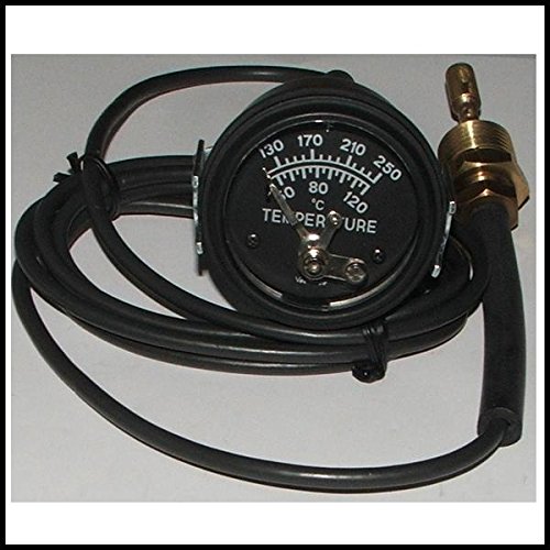 57177 Temperature Switch Gauge with 6 ft Capillary Tube - HVAC System Monitoring for Refrigeration, Freezers & Industrial Equipment