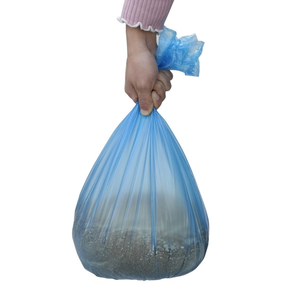 5 Gallon Trash Bags - Heavy Duty Blue Garbage Bags (120 Count) | Extra Thick & Leak Proof for Kitchen, Office & Outdoor Use
