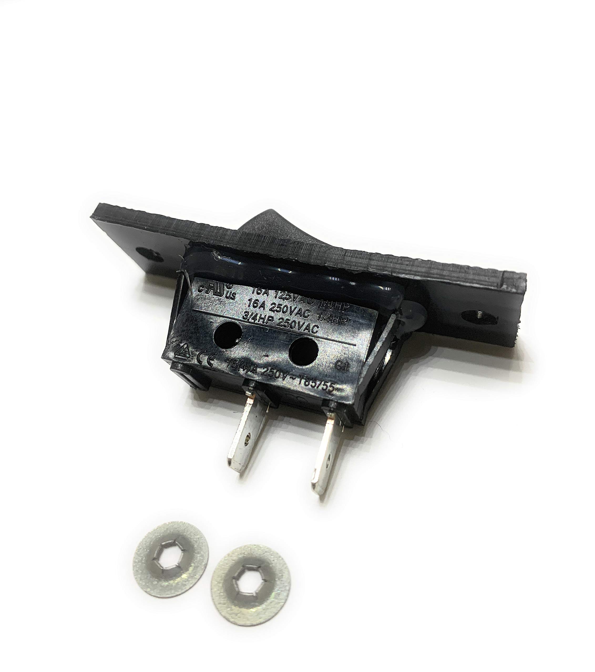 Jenn-Air Cooktop Stove Fan Switch Replacement - 2 Wire Kit AP4008462 (Compatible, Not Original) - Perfect for Kitchen Appliance Repair & DIY Home Maintenance
