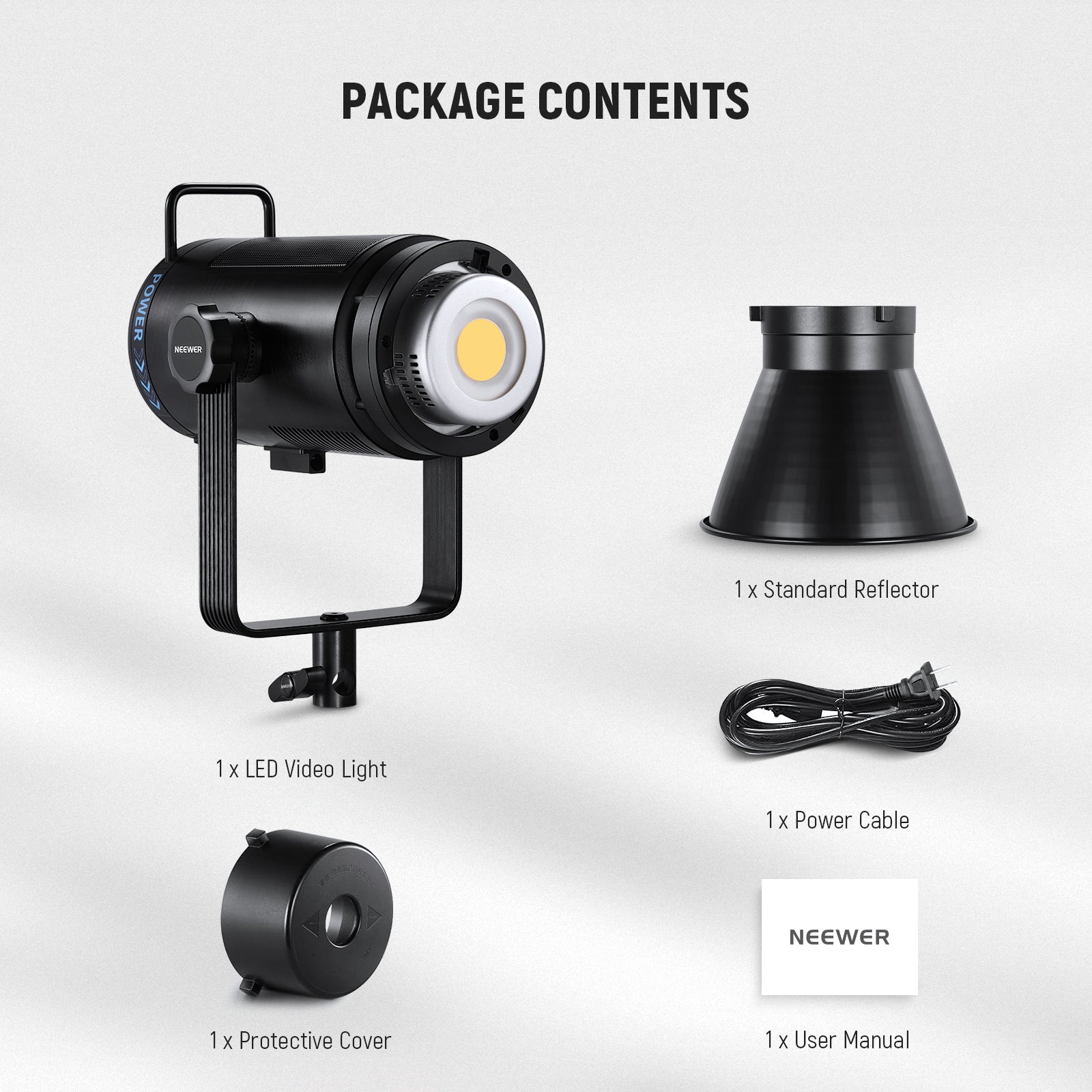 NEEWER CB200 210W LED Video Light - Professional Studio Lighting for Photography, YouTube & Live Streaming - Perfect for Home Studios, Content Creation & Video Production