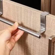 Trendmad 9 Inch Stainless Steel Towel Bar - Chrome Finish Bathroom Towel Rack for Hand & Bath Towels (Pack of 2) | Modern Towel Holder for Bathroom, Kitchen & Laundry Room Organization