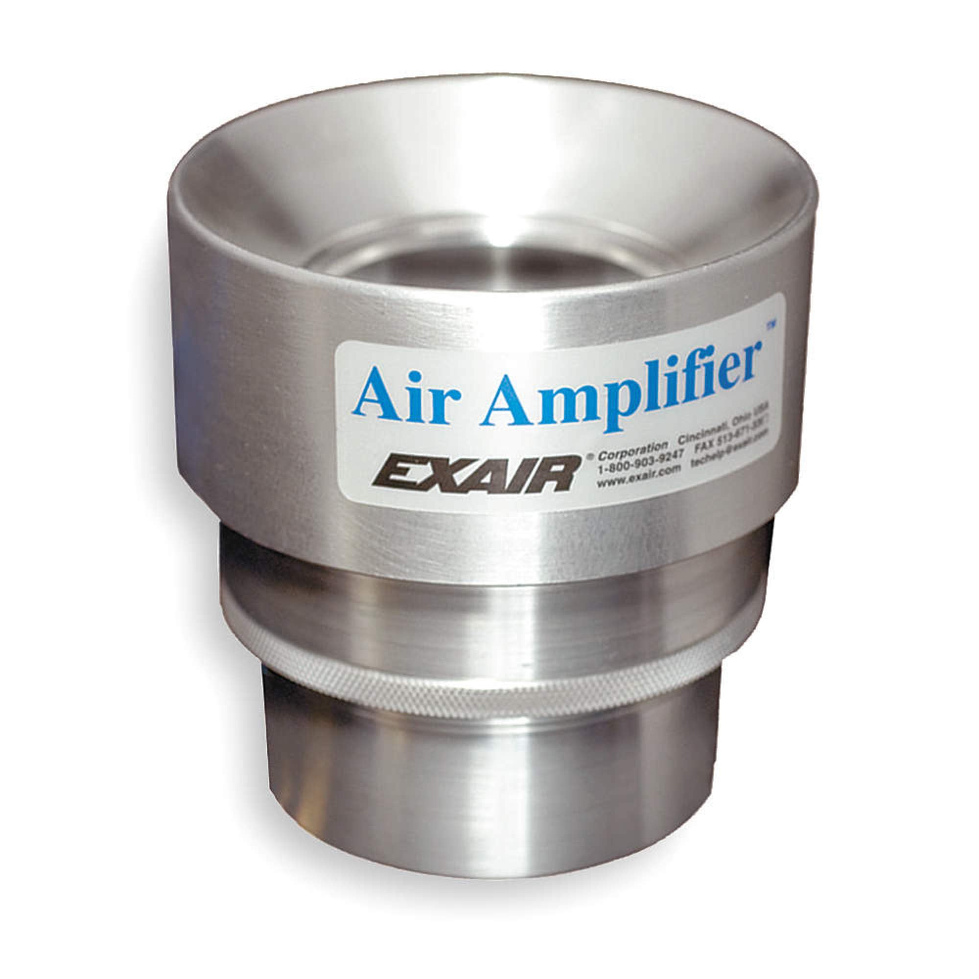 High-Power Air Amplifier with 2-Inch Inlet | 21.5 CFM Airflow for Industrial Cooling, Ventilation & Dust Removal