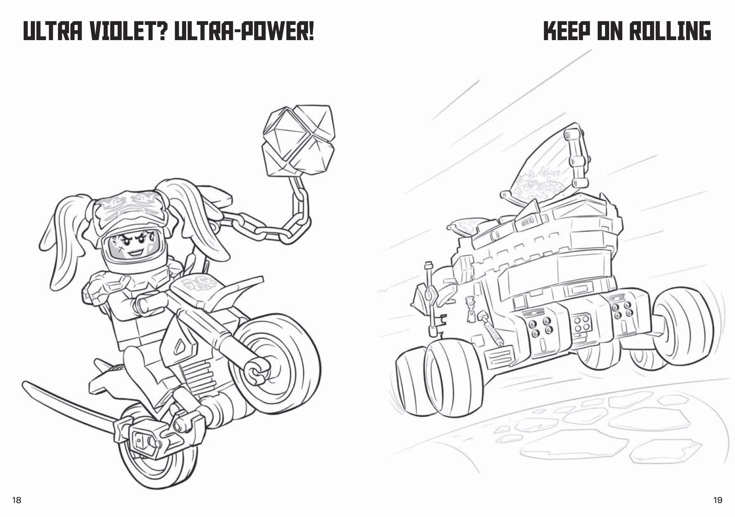 LEGO® NINJAGO® Coloring Book - Creative Fun for Kids | Perfect for Travel, Birthday Gifts & Rainy Day Activities