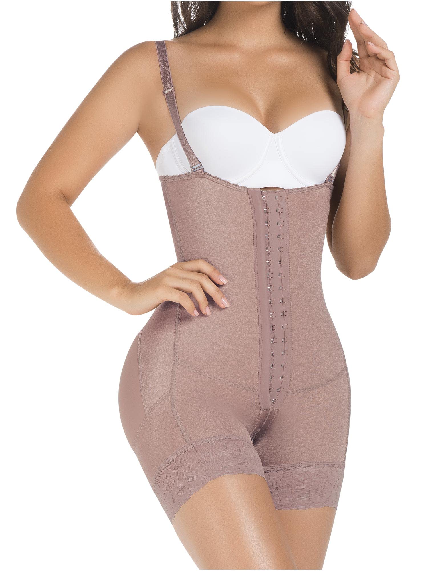 MARIAE FU117 Post-Surgery Compression Garment for Women - Stage 2 BBL & Tummy Tuck Recovery, Colombian Shapewear for Waist Training & Body Contouring - Perfect for Postpartum, Weight Loss & Everyday Wear