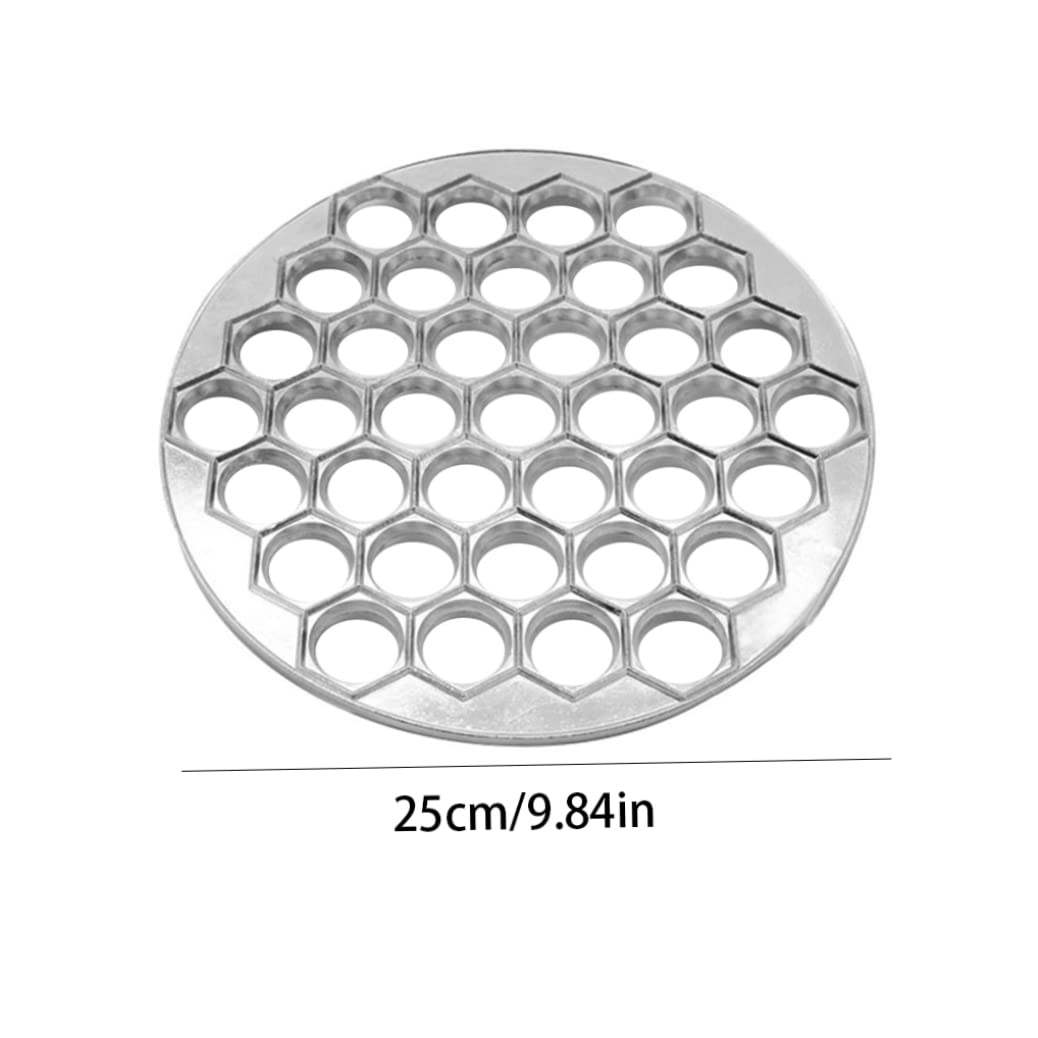 37-Hole Stainless Steel Dumpling Maker - Kitchen Dough Press for Ravioli, Pelmeni & Pasta | DIY Dumpling Mold & Russian Pelmeni Maker | Perfect for Homemade Dumplings, Italian Pasta & Family Cooking