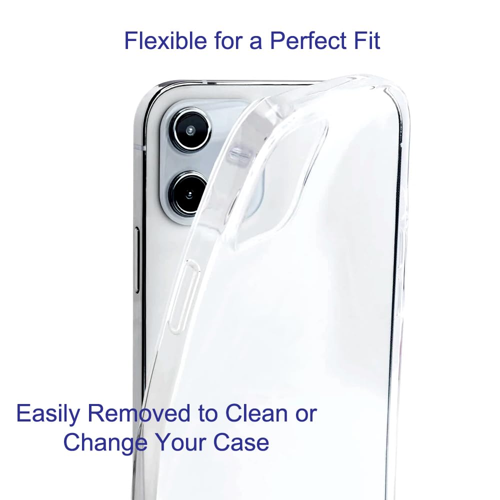 Figment & Fable Clear TPU Phone Case for iPhone 15 Pro Max 14 13 12 Mini 11 SE 6 7 8 Plus - Lucky Maneki Neko Fortune Cat Design | Slim Protective Cover for Daily Use & Gifting