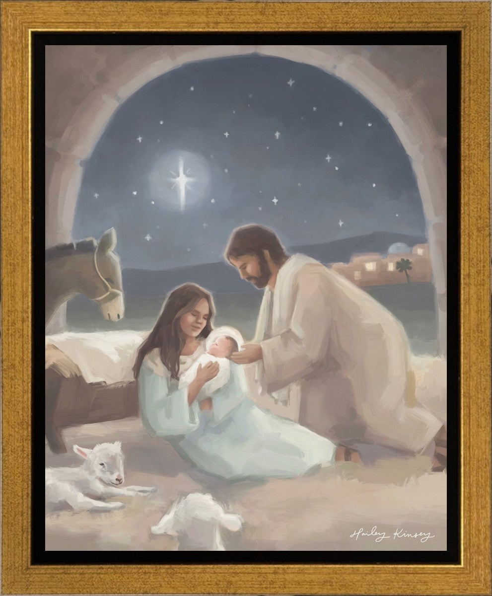 Behold Him Gallery Wrap Canvas - Religious Wall Art for Home & Church Decor - Perfect for Living Room, Bedroom & Worship Spaces