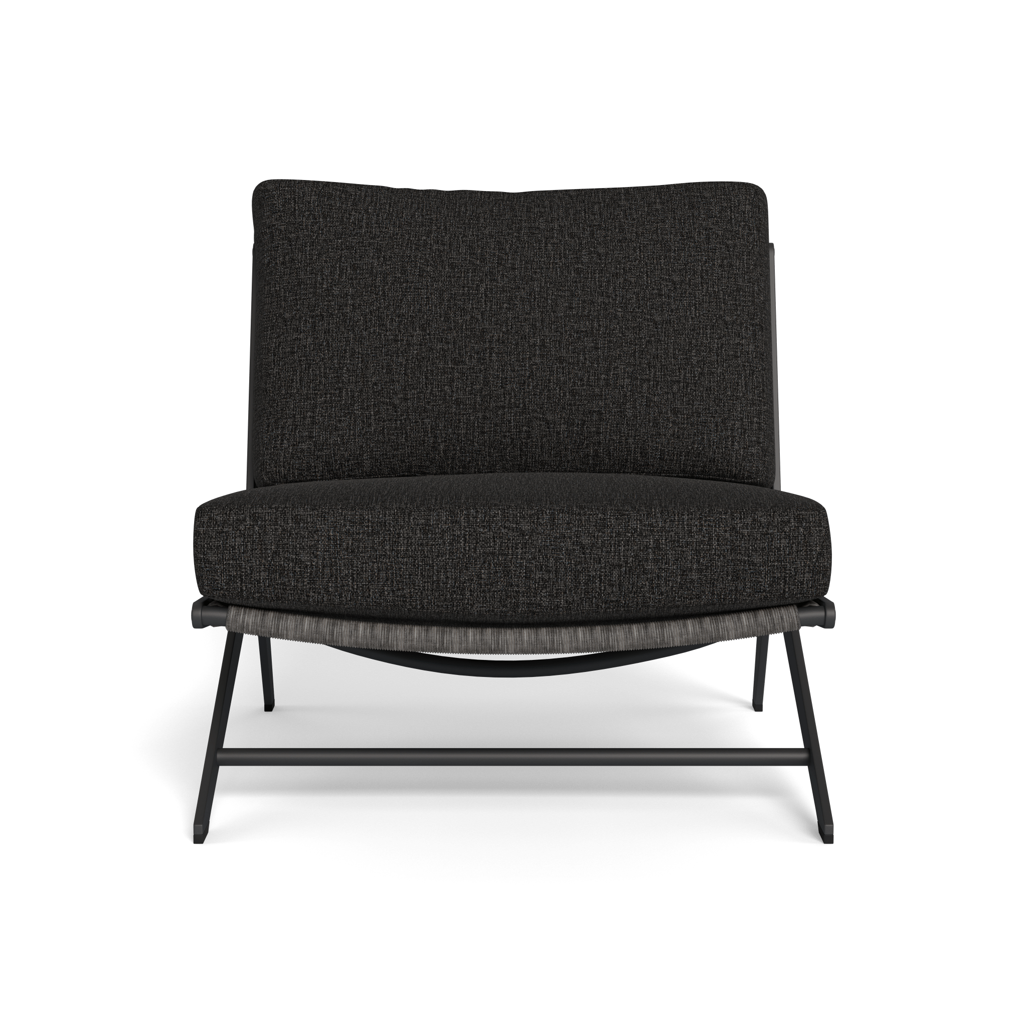 Loop Easy Chair - Modern Ergonomic Lounge Chair for Living Room, Bedroom & Office - Comfortable Reading & Relaxation Chair with Sturdy Metal Frame