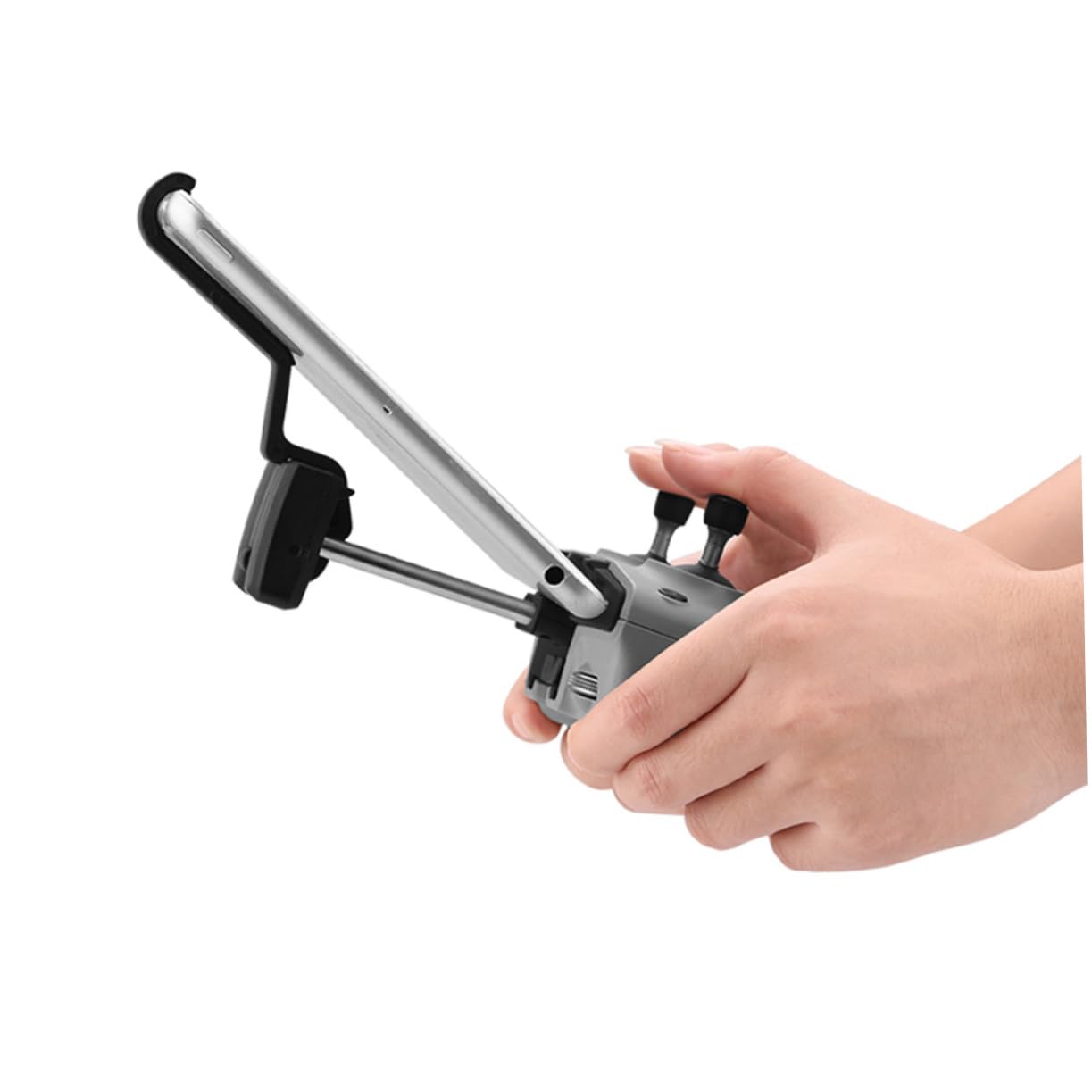 OSALADI 2-Pack Foldable Tablet & Phone Holder Stand with Remote Control Extension Bracket - Compatible with Drone Controllers, Gaming Consoles & Smart Devices for Hands-Free Viewing