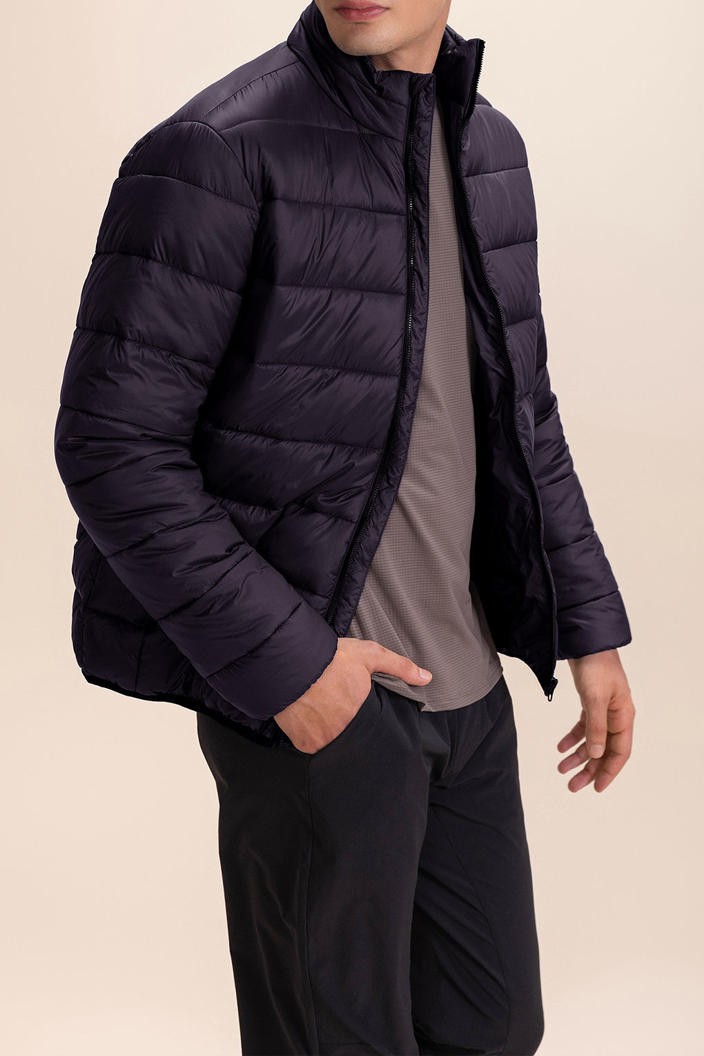 Men's Puffer Jacket - Lightweight Winter Coat for Outdoor Activities, Hiking & Travel | Water-Resistant & Warm