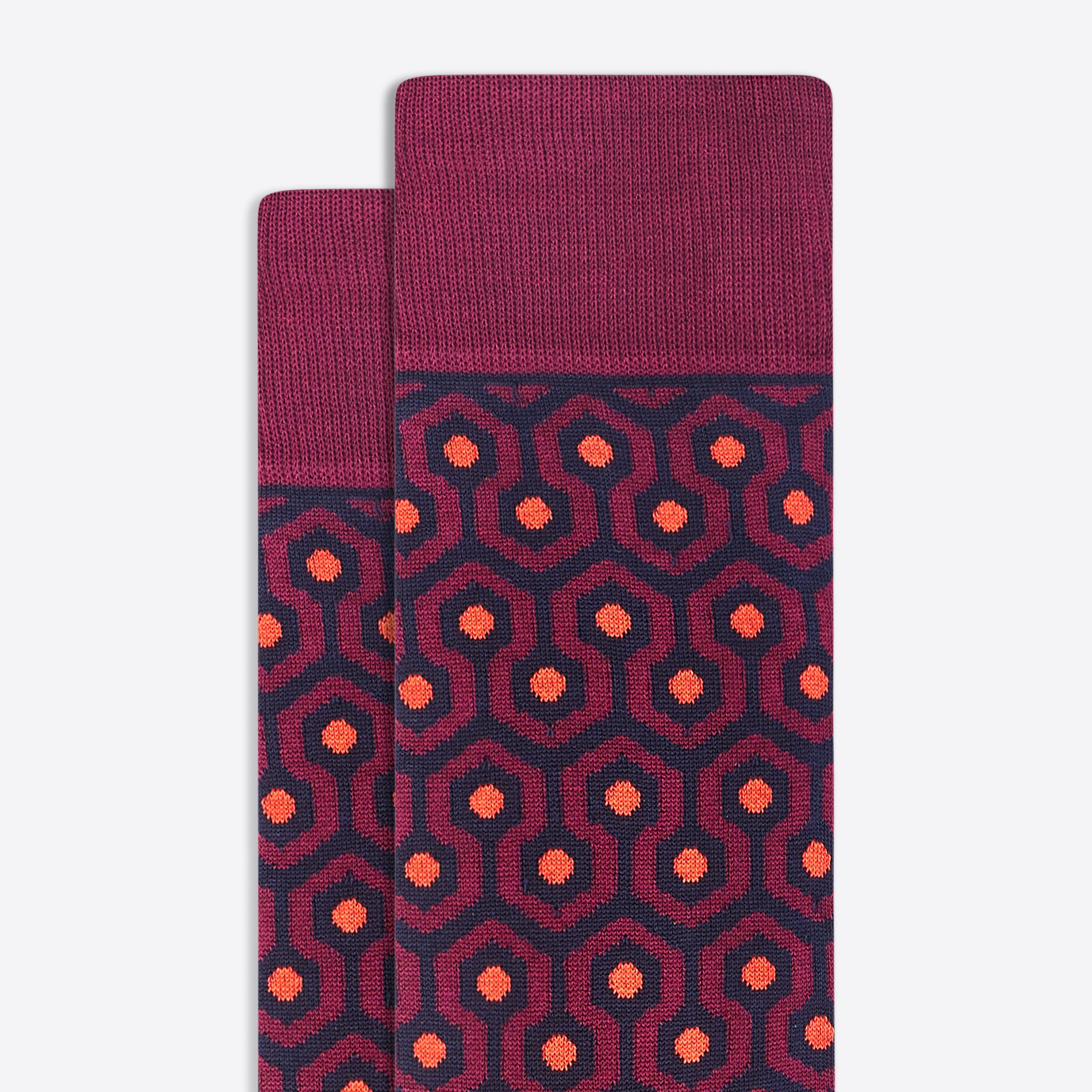 Geometric Print Mid Calf Socks for Women & Men - Trendy & Comfortable Casual, Athletic & Workout Socks - Perfect for Running, Gym, Office & Daily Wear