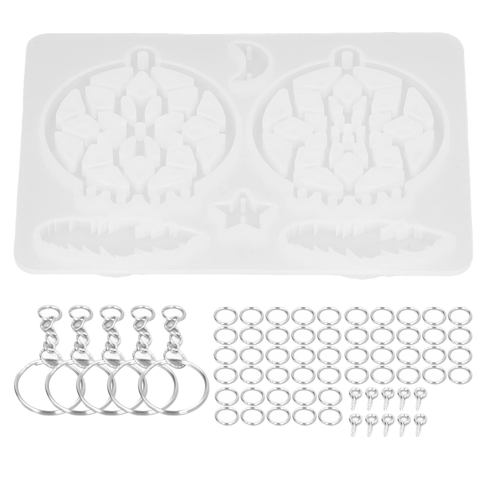 Reusable DIY Silicone Dreamcatcher Mold for Jewelry Making & Handicrafts – Perfect for Resin Casting, Home Decor, and Craft Projects