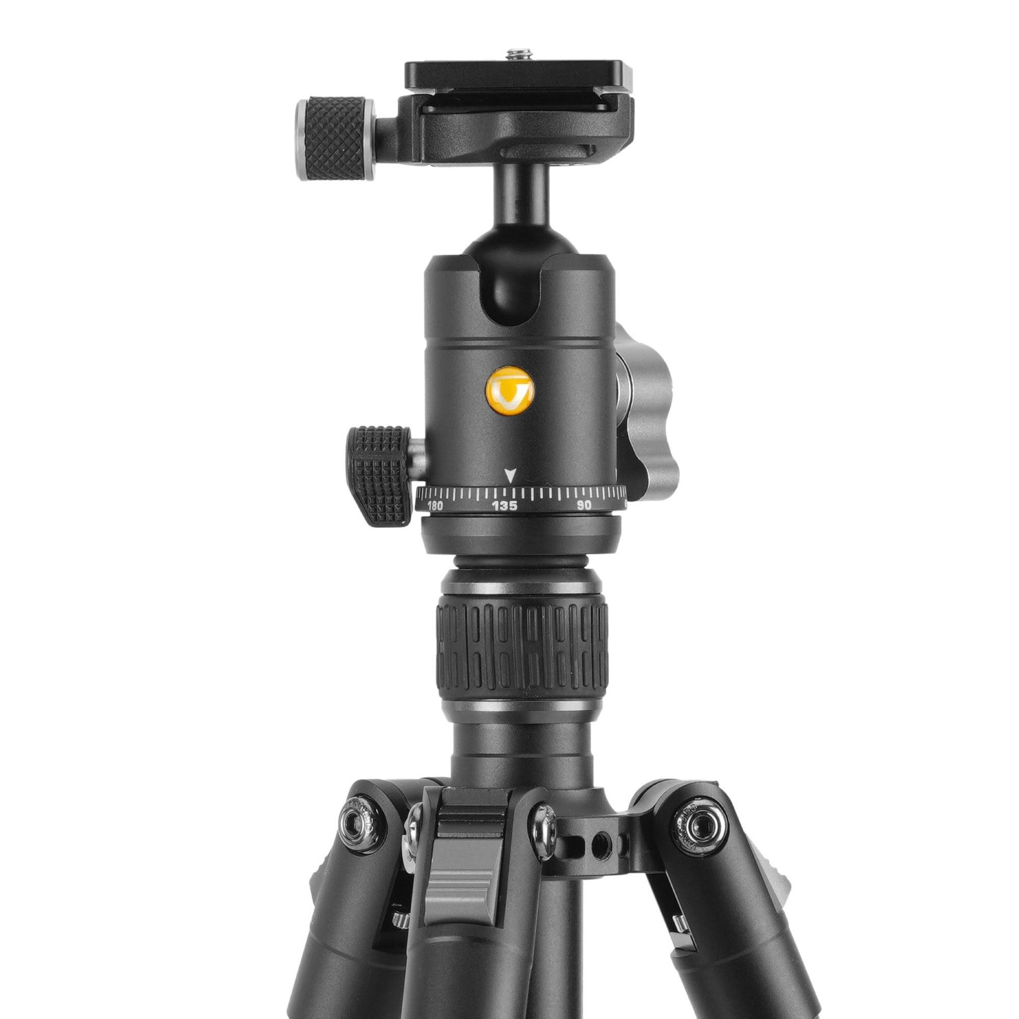 Vesta GO 234AB Lightweight Aluminum Travel Tripod with 360° Ball Head - Compact & Stable for Photography, Hiking, and Outdoor Adventures