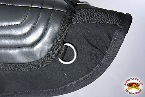 HILASON Western Pleasure Trail Riding Bareback Treeless Saddle Pad with Girth - Comfortable Non-Slip Horse Riding Pad for Equestrian Training & Trail Rides | Perfect for Western Riding, Dressage & Leisure Horseback Activities