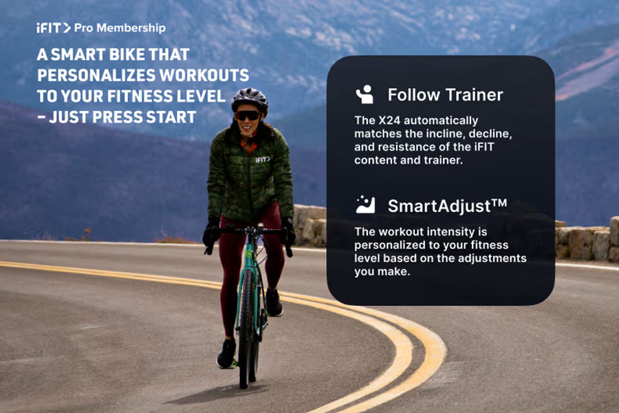 NordicTrack X24 Indoor Cycling Bike - Premium Home Exercise Bike for Cardio & Strength Training - Perfect for Home Gym & Fitness Enthusiasts