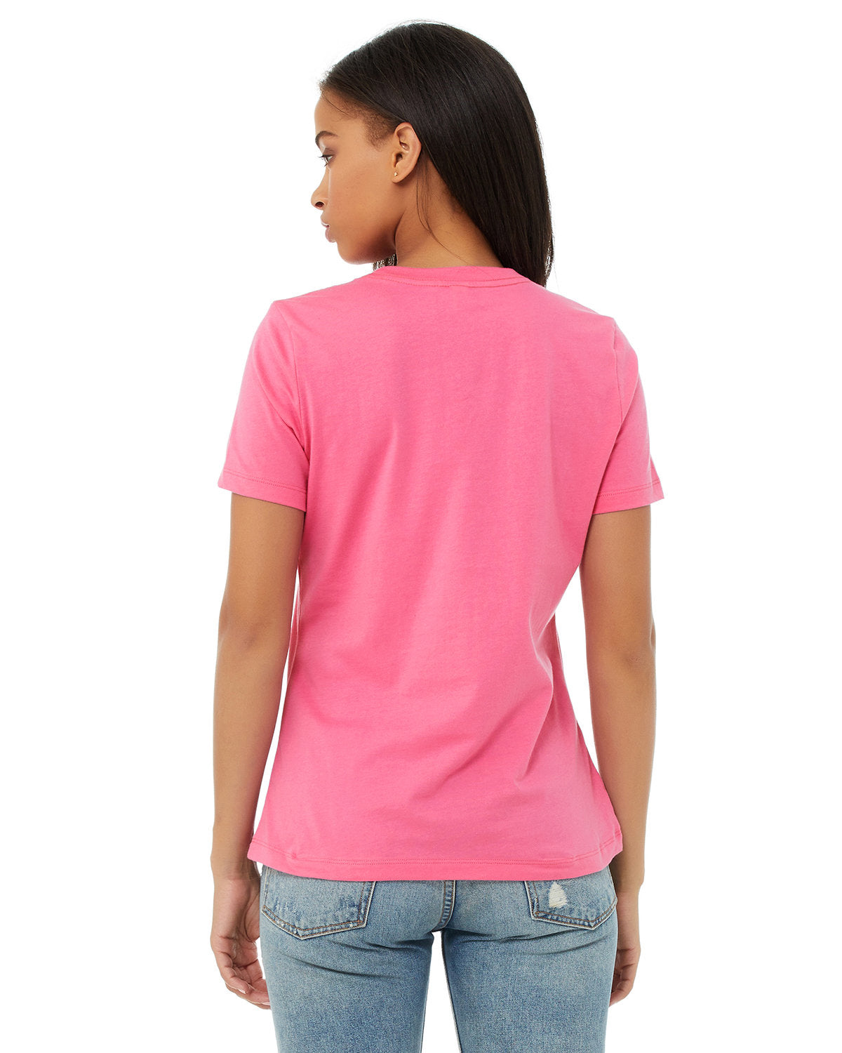 Bella + Canvas B6400 Women's Relaxed Fit Jersey Short Sleeve T-Shirt - Soft Cotton Tee for Casual Wear, Lounge & Everyday Outfits