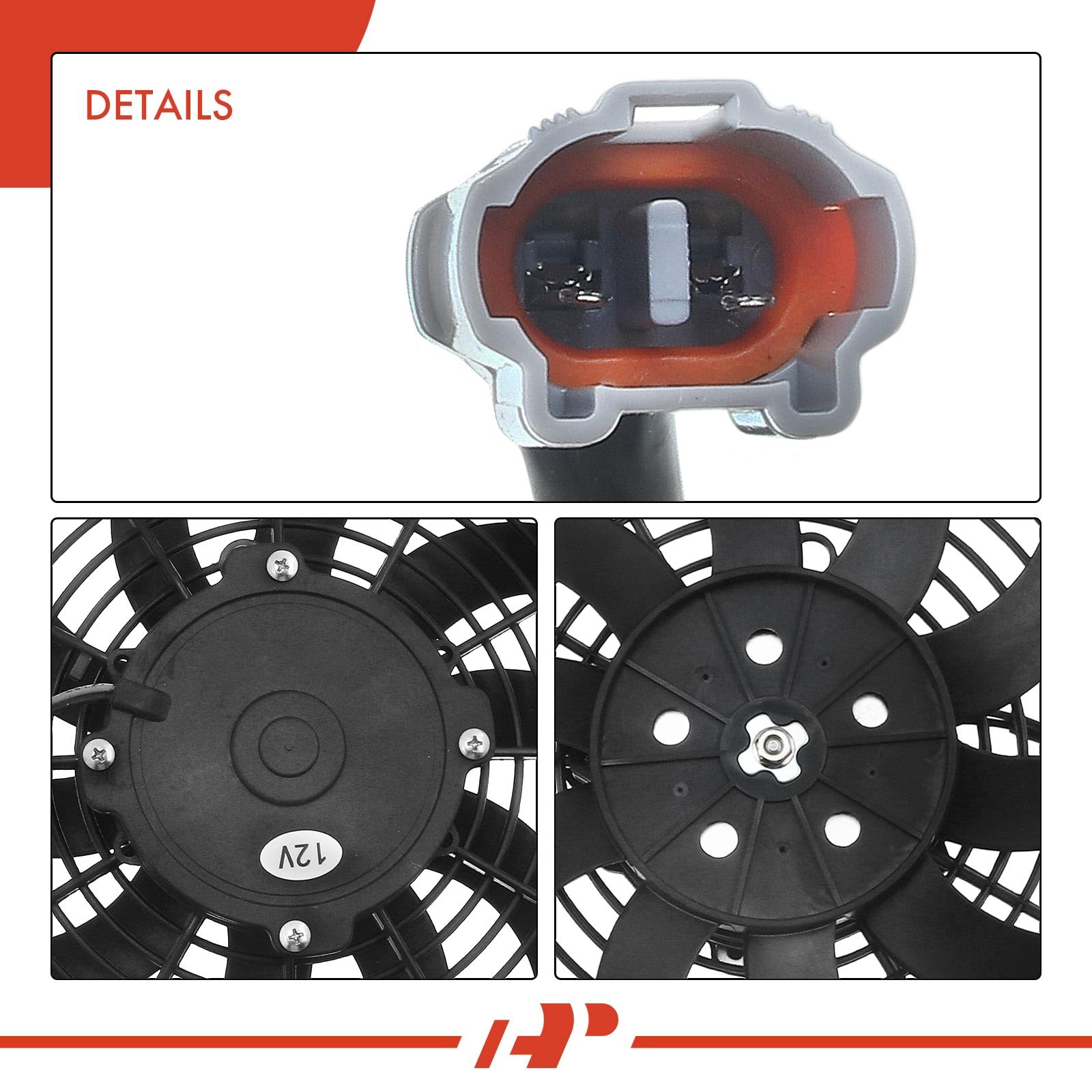 Premium Engine Radiator Cooling Fan Assembly Compatible with Yamaha Viking 700 (2014-2020) & Viking VI (2015-2019) - Direct Replacement for OEM# 1XDE24050000 - Perfect for Off-Road ATV Cooling System Maintenance & Repair