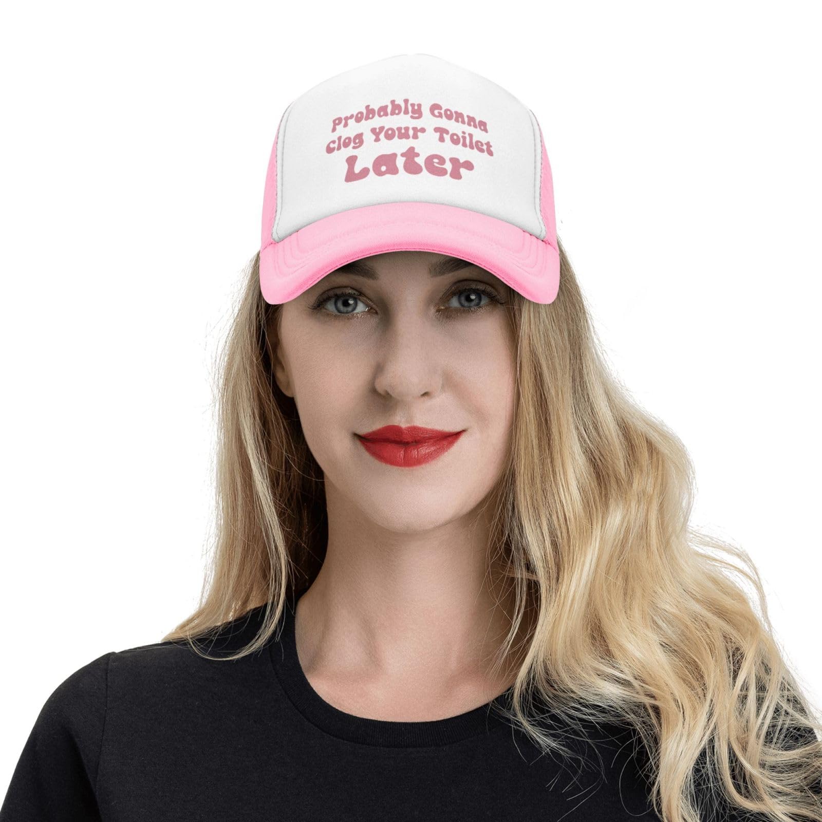 Funny Psyghotic Drinking Trucker Hat - Pink Dirty Trucker Cap for Women & Men | Perfect for Parties, Festivals & Casual Outfits