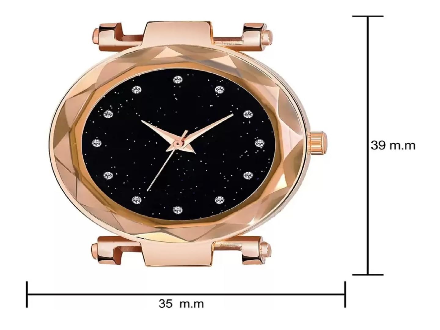Elegant Analog Magnetic Strap Watch for Women & Girls - SR-821 AT-8211 (Pack of 1) | Perfect for Everyday Wear, Office, and Casual Outings